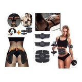 Kit Smart Fitness Ems Sem Fio Tonificador Barriga E Bumbum