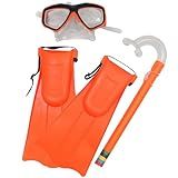 Kit Snorkel C- Mascara E Nadadeiras- Bel Fix- Sortido