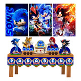 Kit Só Um Bolinho Sonic 3 Mesversário Festa Em Casa