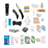 Kit Sobrevivência 80 Itens Emergência Militar Acampamento