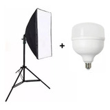 Kit Softbox 50x70 Luz Continua Tripé