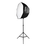 Kit Softbox Godox 120cm Octabox Kit Flash Speedlite C Tripé 110v 220v