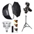 Kit Softbox Godox 80cm Com Grid E Tripé E Suporte E Lâmpada