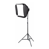 Kit Softbox P Flash Speedlight 60x60 Tripé Iluminação 2mt