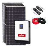 Kit Solar 266kwh mês Com Inversor Carregador Unipower 3kw 48