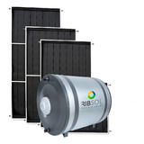 Kit Solar Boiler 300 Litros E 2 Placas Coletor Solar Em Aço Inox 150x100 Ribsol