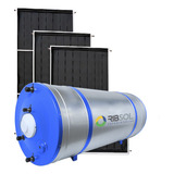 Kit Solar Boiler 400l Baixa Pressão 2 Placas Horizontal 2x1