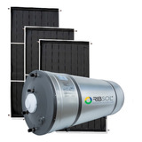 Kit Solar Boiler 600l Aço 316 Com 3 Placas 200x100 Inox
