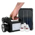 Kit Solar De Emergência Com Controle, Lâmpadas E Carregador
