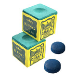 Kit Solas De Couro Master 11mm Para Taco De Sinuca Giz
