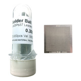 Kit Solda Esfera 25k Stencil Universal 0 3mm Bga Reballing