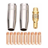 Kit Solda Mig 130 150 190 195 Bocal Bico 0 6mm