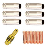 Kit Solda Mig 130 150 195 6 Bocal 6 Bico 1 Difusor