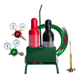 Kit Solda Ppu Carrinho Cilindro Acetileno Oxigênio Maçarico