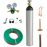 Kit Solda Ppu Oxi Ace Cilindro Maçarico Brinde Sem Bujão Pp0