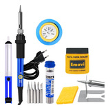 Kit Soldador Estanho Sugador Solda Pasta Solda 60w