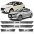 Kit Soleira Aço Inox Protetor De Porta Peugeot 208 Todos