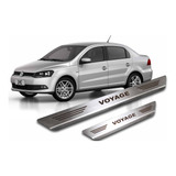 Kit Soleira De Porta Aço Inox Escovado Volkswagen Voyage