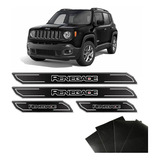 Kit Soleira Diamante Jeep Renegade 16 18 E Protetor De Porta