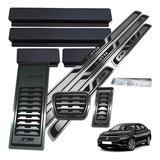 Kit Soleiras Pedaleiras Jetta R line Inox Com Vinil Brinde