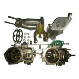Kit Solex 40 Dupla Carburação Brasília Fusca Puma 1 6 Álcool