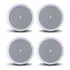 Kit Som Ambiente 4 Caixas Embutir Jbl 50w Rms Arandelas Top
