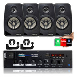 Kit Som Ambiente 500 Watts Bluetooth