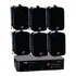 Kit Som Ambiente 6 60wrms Ll Donner Sp400 + Ht400 Bt Loja 