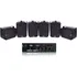 Kit Som Ambiente Amplificador Rc7000 + 6 Sp400 180wrms