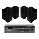 Kit Som Ambiente Bar Loja Frahm Slim 1800 App 4 C321 Jbl
