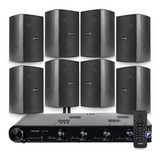 Kit Som Ambiente Bluetooth hdmi Area Casa Condomínio chacará