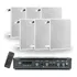 Kit Som Ambiente Frahm 6 Arandelas Receiver Casa Comercio Nf