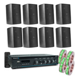 Kit Som Ambiente Slim 1800 Bluethooh 8 Cx Frahm Fio 200m