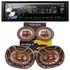 Kit Som Automotivo Radio Vipertron + Kit Facil Bravox Par Alto Falante 6 + 6x9 Tnt Full