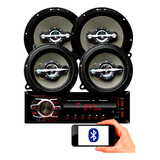 Kit Som Carro Radio Mp3 Bluetooth