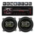 Kit Som Carro Radio Mp3 Bt 2usb E Par Alto Falantes Bravox