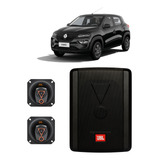 Kit Som Kwid Com Subwoofer Jbl 6x8 Pol E Alto Falantes 4 Pol