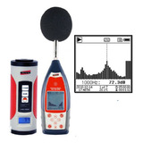 Kit Sonômetro Dec 6000 Calibrador Acústico Certificado Rbc