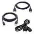 Kit Sony Ps4 Pro Cabos Energia Usb+força Ac Trifase+hdmi 1.8