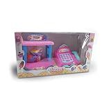 Kit Sorveteria Infantil Com Caixa Registradora- Brinquedo Educativo- Rosa E Azul