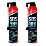 Kit Sos Pneus Gt2000 Para Carros Spray Pneu Selante 02 Und 