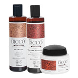 Kit Sou Cachos Shampoo Máscara Gelatina Home Care dicco