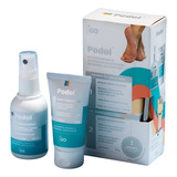 Kit Spa Dos Pes Podol P Removedor De Rachaduras E Hidratante Fragrância Neutra