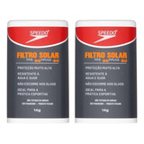Kit Speedo 2 Und Protetor Solar Facial Alta Proteção Fps96