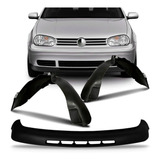 Kit Spoiler Parachoque Golf 1999 A 05 2006 Com Par Parabarro