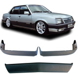 Kit Spoiler Saia Dianteiro Monza 87 90 Original Preto 3pecas