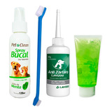 Kit Spray Bucal Mau Hálito Anti Tártaro Para Cães E Gatos