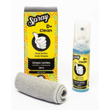 Kit Spray Limpa Lentes E Lenço Cinza