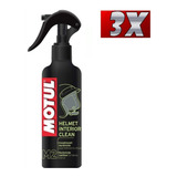 Kit Spray Limpeza Interior Capacete Motul M2 250ml C  3 Unid