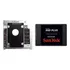 Kit Ssd 240gb Sandisk Plus Sata 3 Sdssda-240g-g26 2,5pol. + Adaptador Caddy 9,5mm Para Notebook Cor Preto